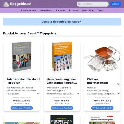 Screenshot tippguide.de