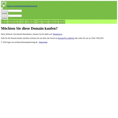 Screenshot tipps-zur-suchmaschinenoptimierung.de