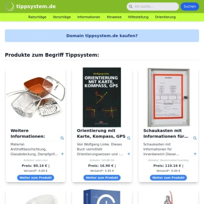 Screenshot tippsystem.de
