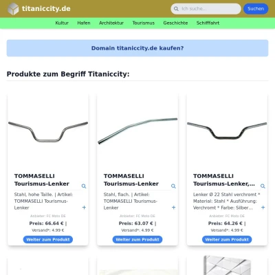 Screenshot titaniccity.de