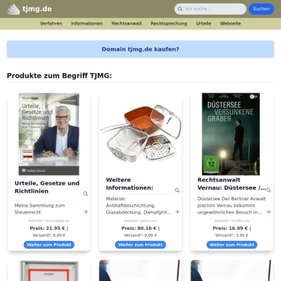 Screenshot tjmg.de