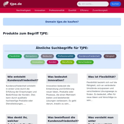 Screenshot tjpe.de