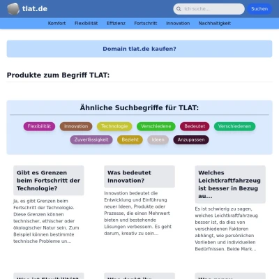 Screenshot tlat.de