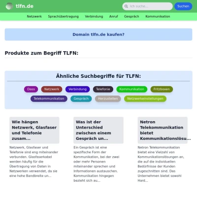 Screenshot tlfn.de