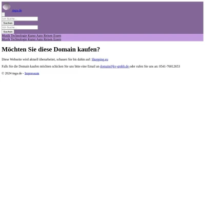 Screenshot tnga.de