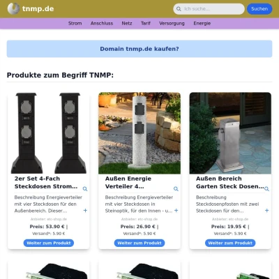 Screenshot tnmp.de