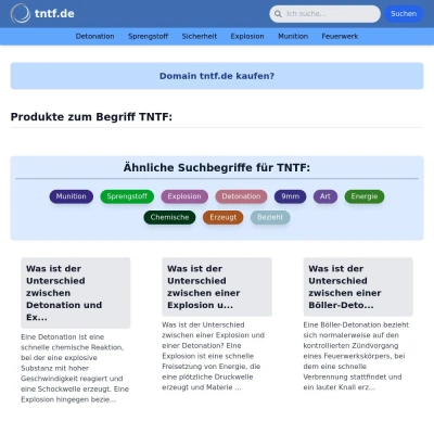 Screenshot tntf.de