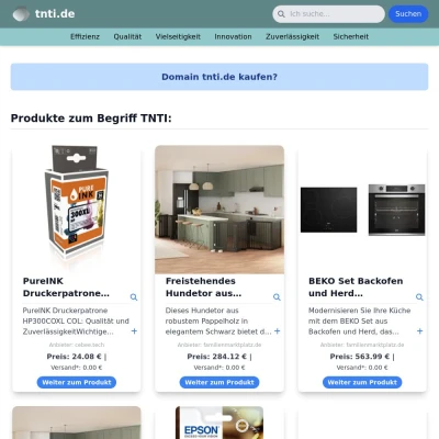 Screenshot tnti.de