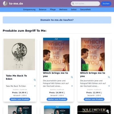 Screenshot to-me.de