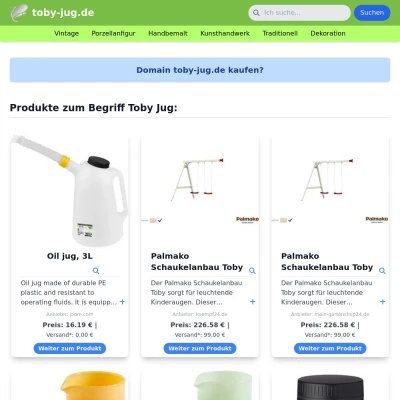 Screenshot toby-jug.de
