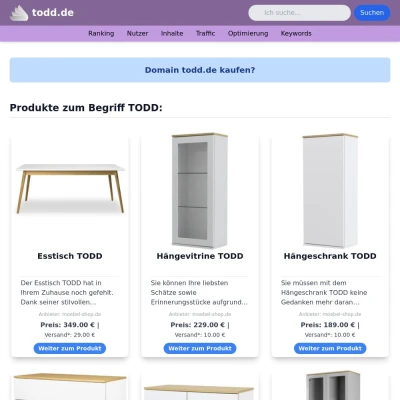 Screenshot todd.de