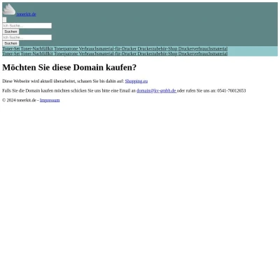 Screenshot tonerkit.de