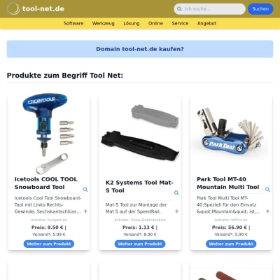 Screenshot tool-net.de