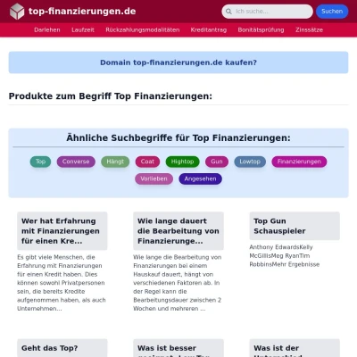 Screenshot top-finanzierungen.de