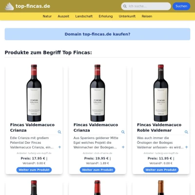 Screenshot top-fincas.de