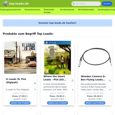 Screenshot top-leads.de