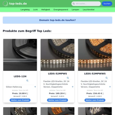 Screenshot top-leds.de