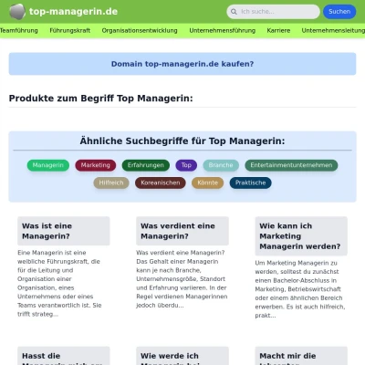 Screenshot top-managerin.de