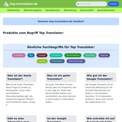 Screenshot top-translator.de