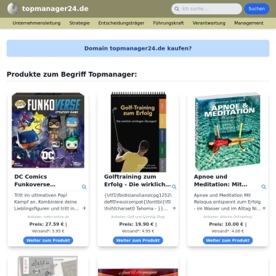 Screenshot topmanager24.de