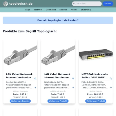 Screenshot topologisch.de