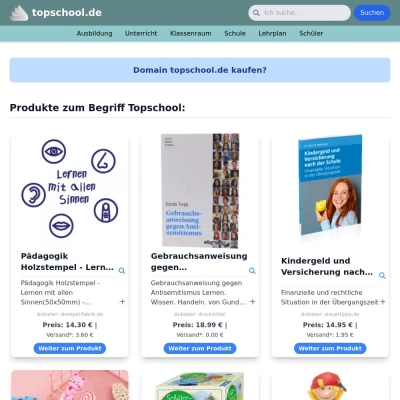 Screenshot topschool.de