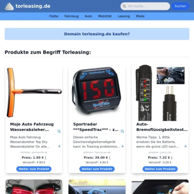 Screenshot torleasing.de