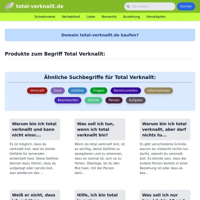 Screenshot total-verknallt.de