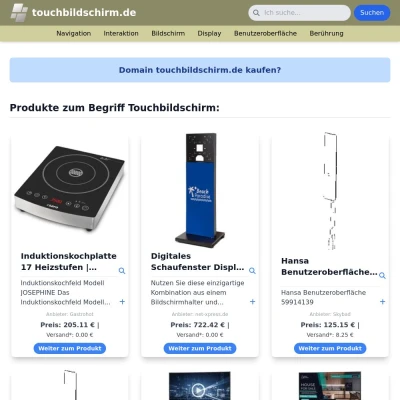 Screenshot touchbildschirm.de