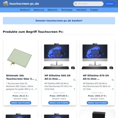 Screenshot touchscreen-pc.de
