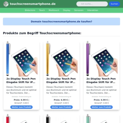 Screenshot touchscreensmartphone.de