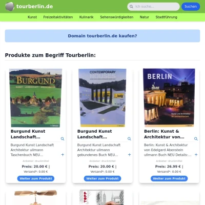 Screenshot tourberlin.de