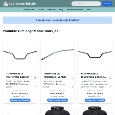 Screenshot tourismus-job.de