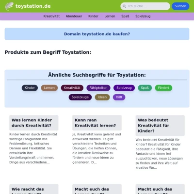 Screenshot toystation.de
