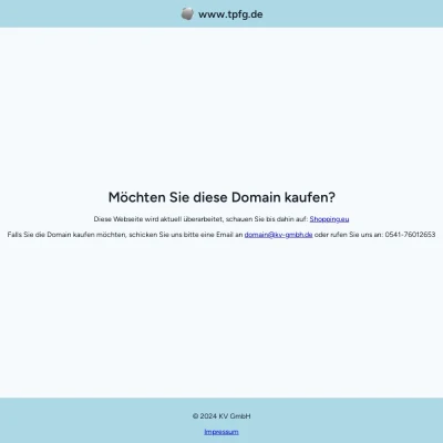 Screenshot tpfg.de
