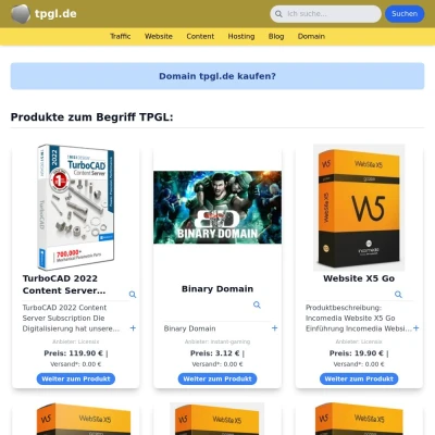 Screenshot tpgl.de