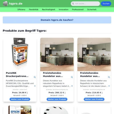 Screenshot tqpro.de