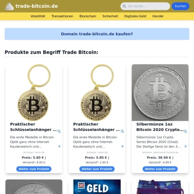 Screenshot trade-bitcoin.de