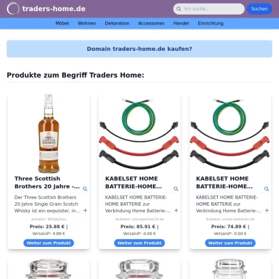 Screenshot traders-home.de