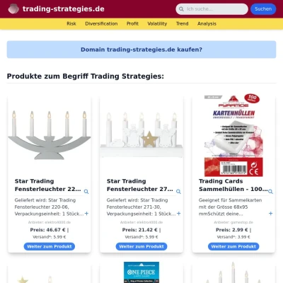 Screenshot trading-strategies.de