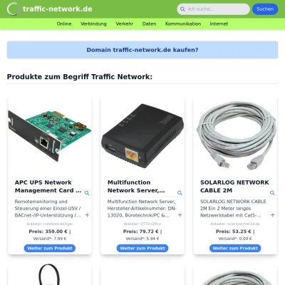 Screenshot traffic-network.de