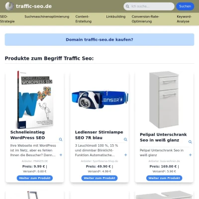 Screenshot traffic-seo.de