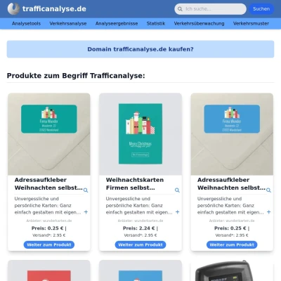 Screenshot trafficanalyse.de