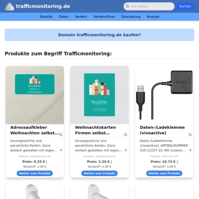 Screenshot trafficmonitoring.de