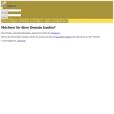 Screenshot tragbahre.de