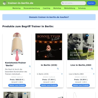 Screenshot trainer-in-berlin.de