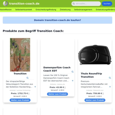 Screenshot transition-coach.de