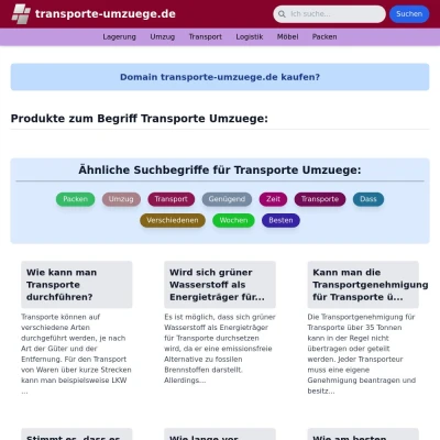 Screenshot transporte-umzuege.de