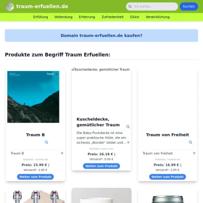 Screenshot traum-erfuellen.de