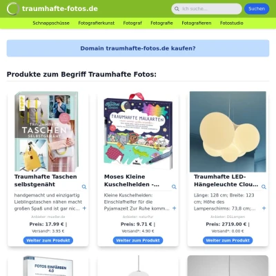 Screenshot traumhafte-fotos.de